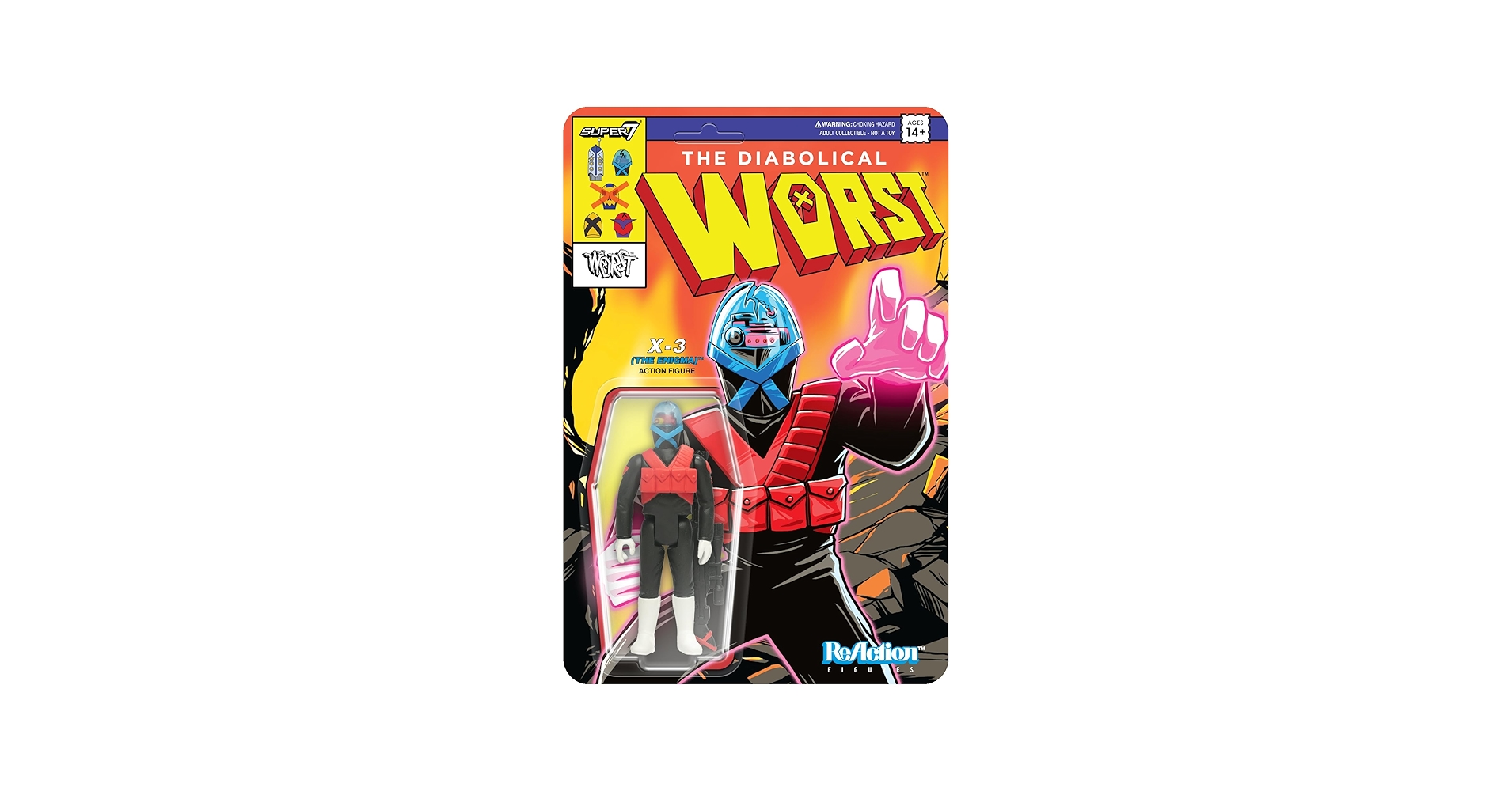 super7 THE WORST 3.75インチフィギュア　6種セット Amazon.com: Super7 The Worst X-3 (The Enigma) Mutant Team